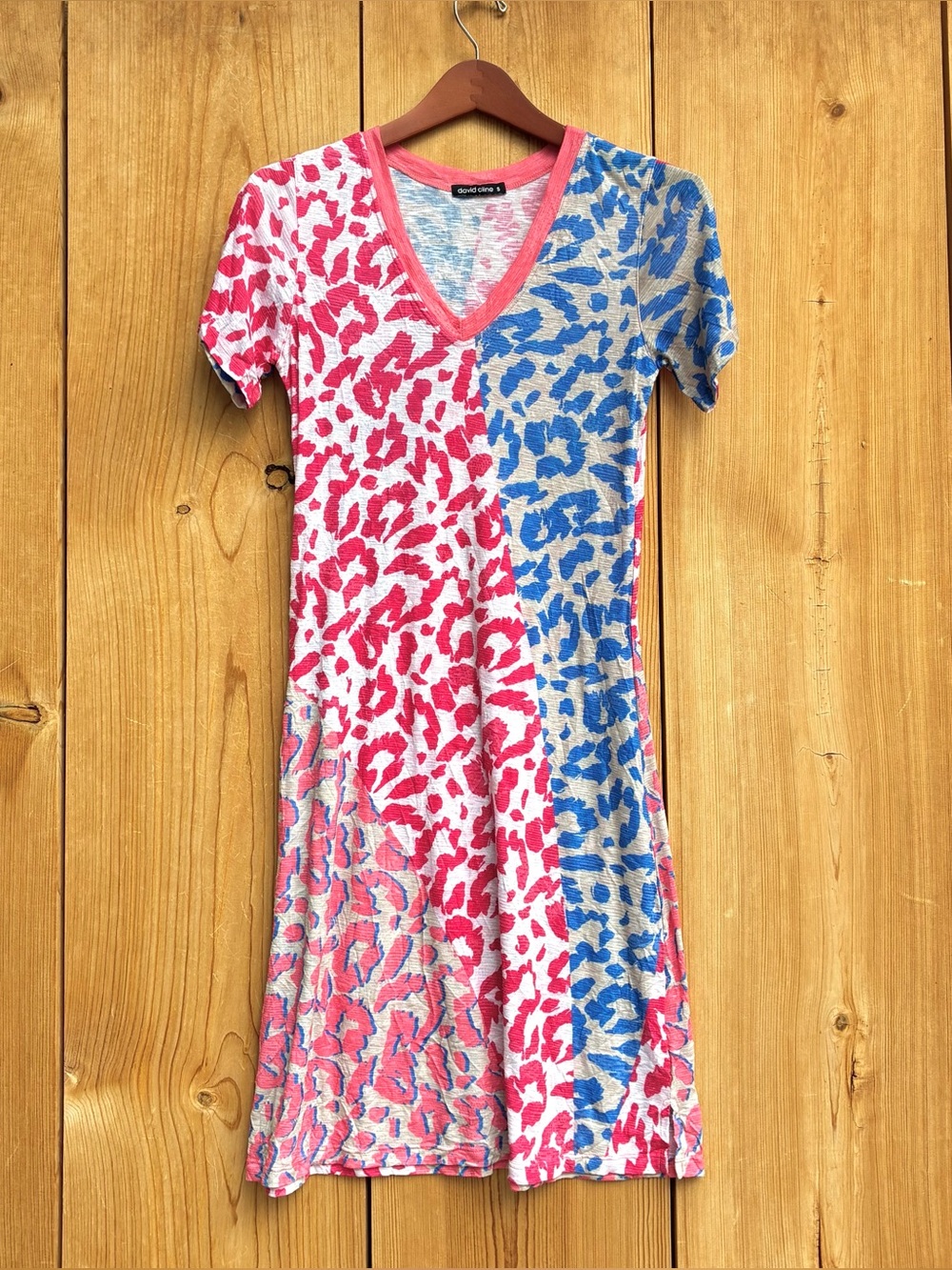 David Cline Tee Shirt Dress Sz Small